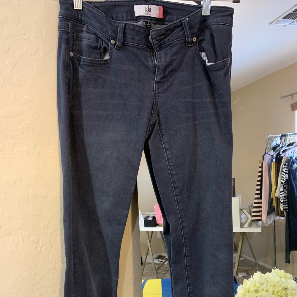 Cabi Grey skinny jean
